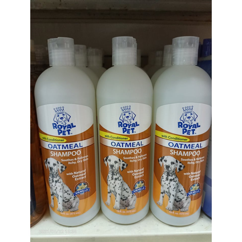 Royal Pet Oatmeal Shampoo with Conditioner (473 ml) Made in USA