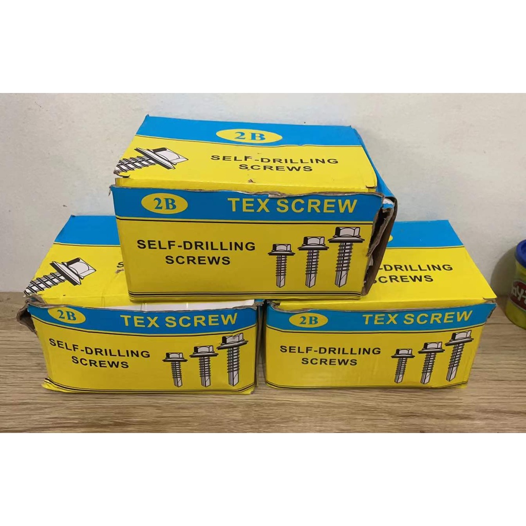 per box) TeX Screws for Wood or Steel / Metal Pack of25mm 45mm 55mm 65mm  75mm 50pcs