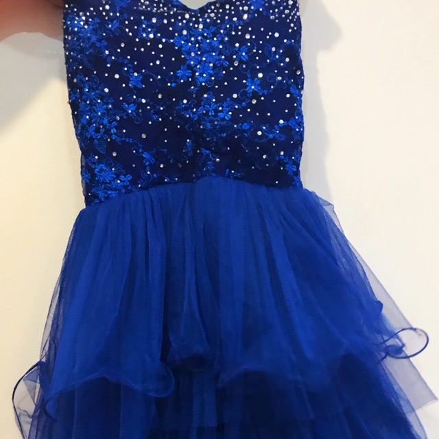 Cocktail dress color blue sale