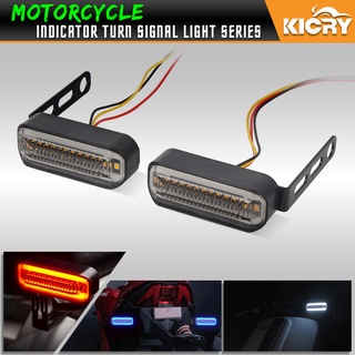 KICRY Motorcycle Amber Turn Signal Lights Flowing Turn Signal ...
