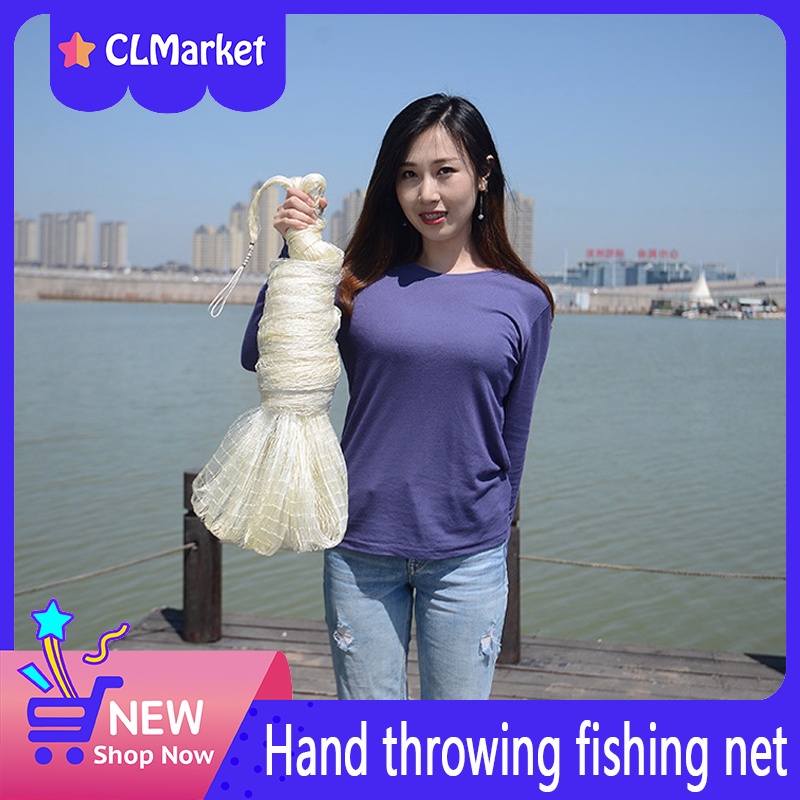 Hand-thrown Fishing net, Easy to throw, Fly Fishing net, Fishing Net ...