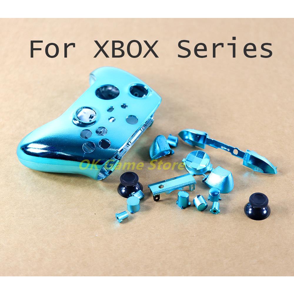 5sets Chrome Full Complete Set Shell Case With Buttons for Xbox Series