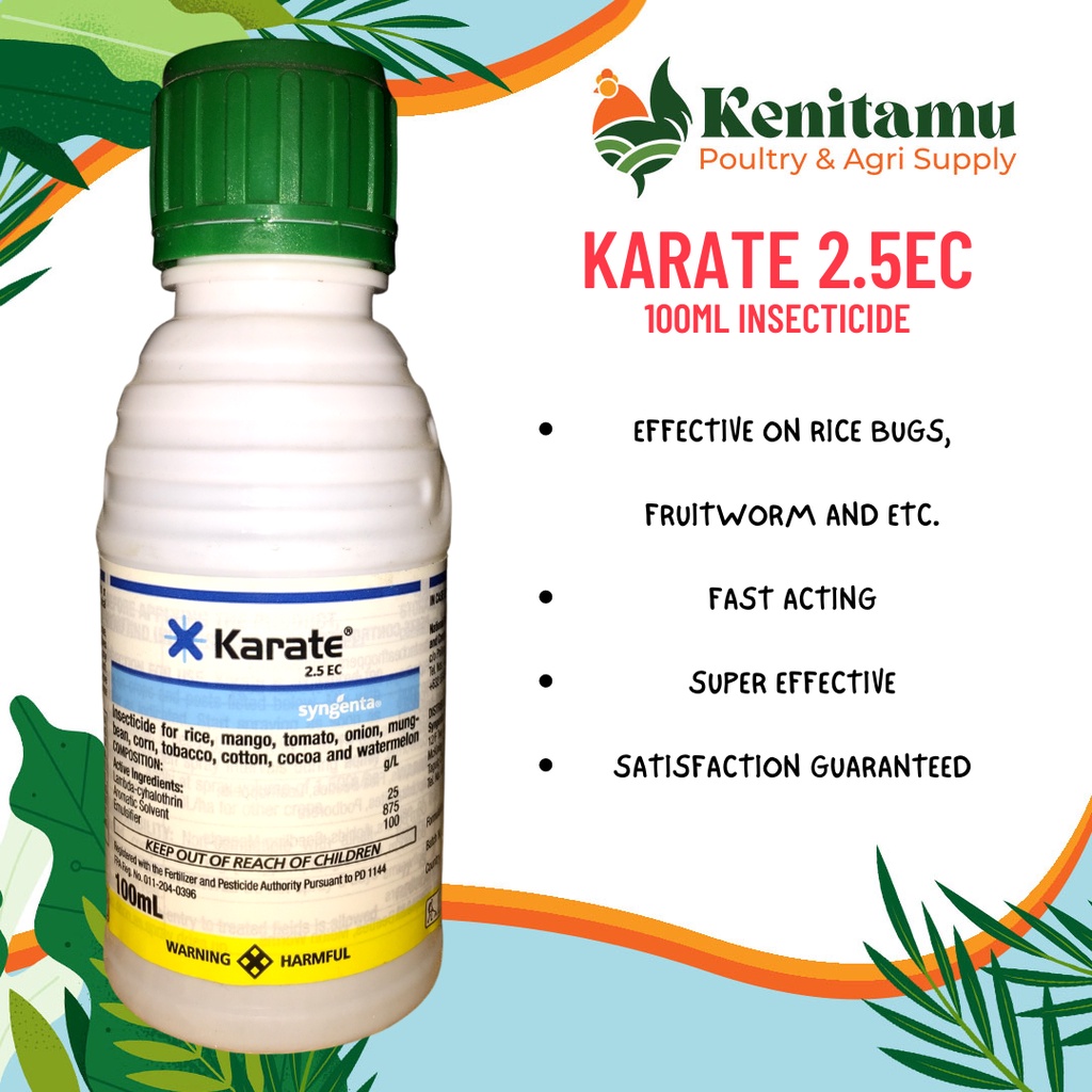 KARATE 2.5EC 100ML INSECTICIDE BY: SYNGENTA | Shopee Philippines