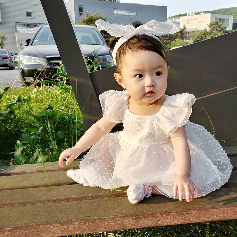 Newborn White Dress for Baby Girl Christening Tutu Dress for Baby Girl — free download