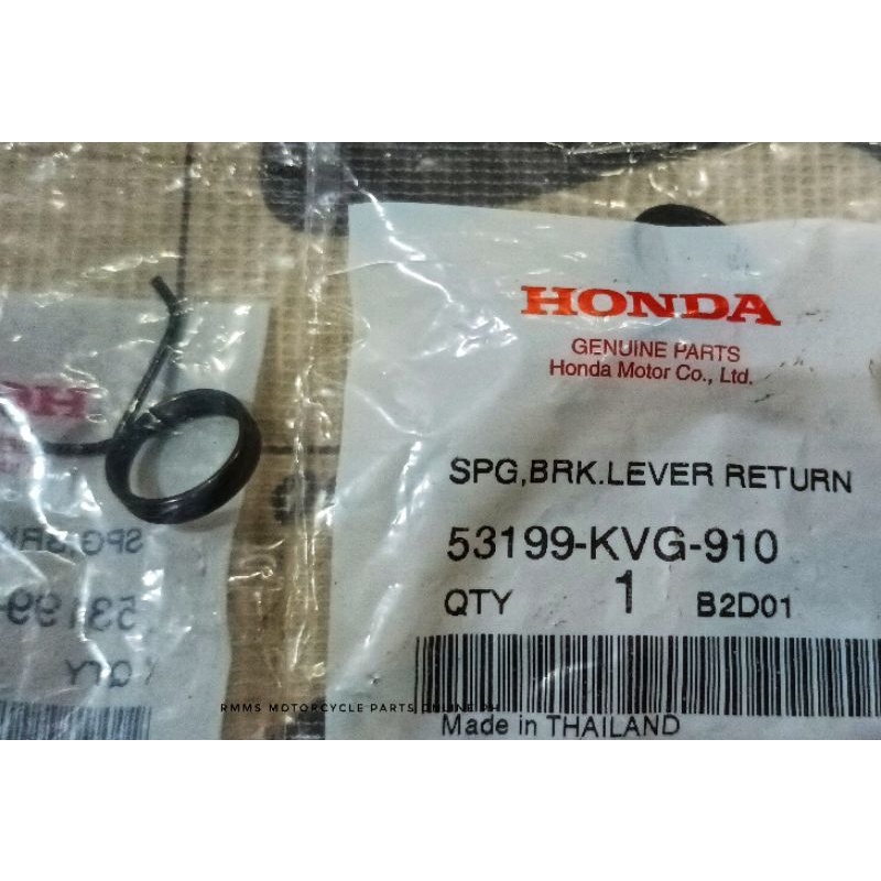 honda genuine brake lever return spring for click 125/150 | Shopee ...