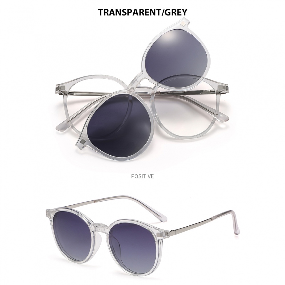 Clip On Sunglasses With/Without Graded Glasses Myopic Eyeglasses For