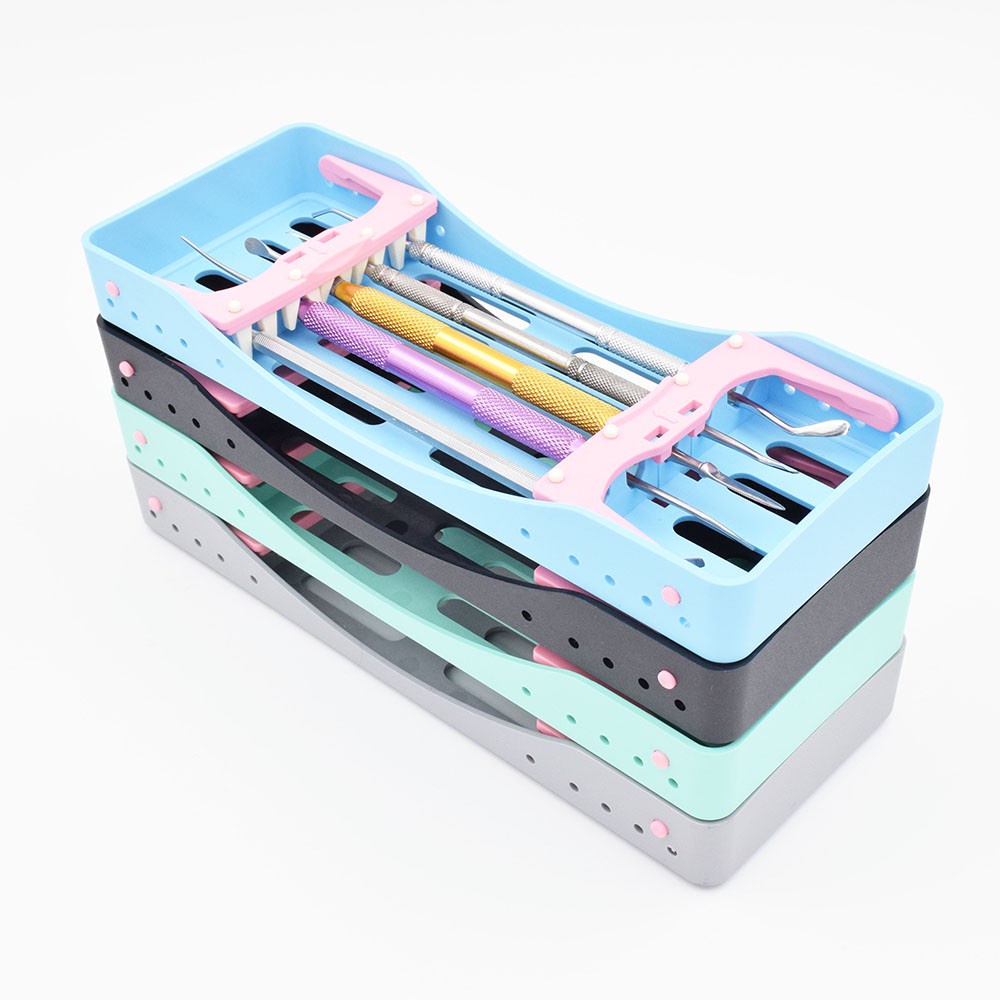 Plastic Sterilization Rack Holder Sterilization Box Autoclave Cassette ...