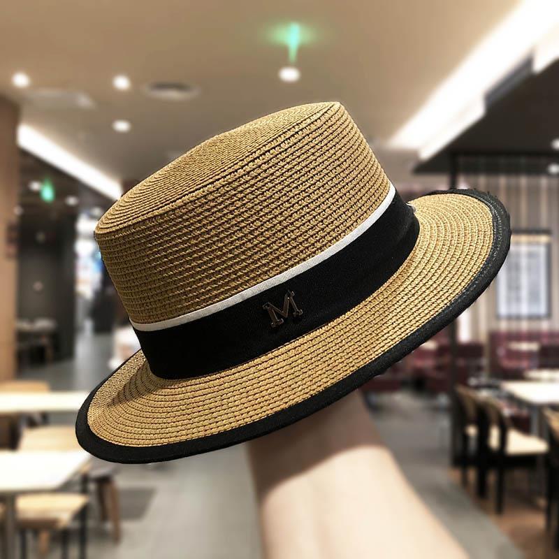 Small Brim Straw Hat Female Summer Sunshade Sunscreen Fashion | Shopee ...