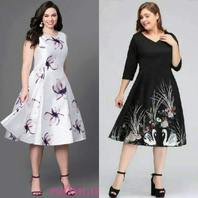 Shopee dress plus size sale