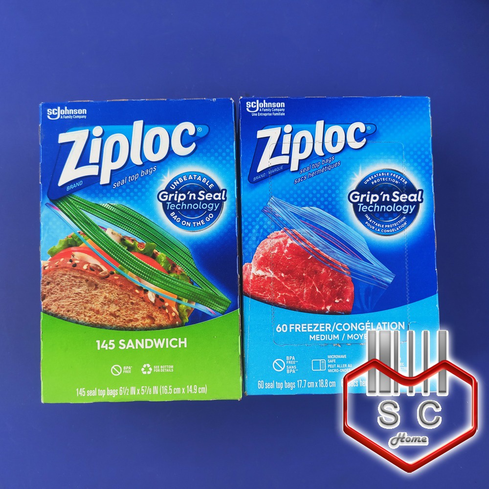 Ziploc Sandwich Bags, 145-Count