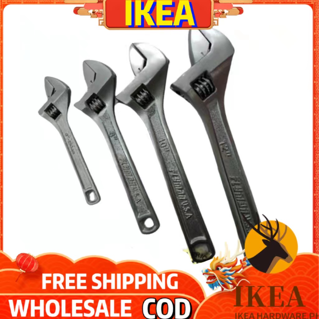 IKEA HARDWARE ADJUSTABLE WRENCH (6,8,10,12 inch) Shopee Philippines