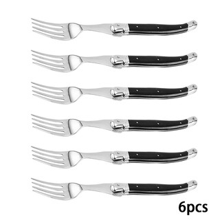 9 Laguiole Steak Knives Stainless Steel Dinner Knife Set Black Cutlery  Kitchen Tableware Dinnerware Restaurant Bar 6/8/10pcs
