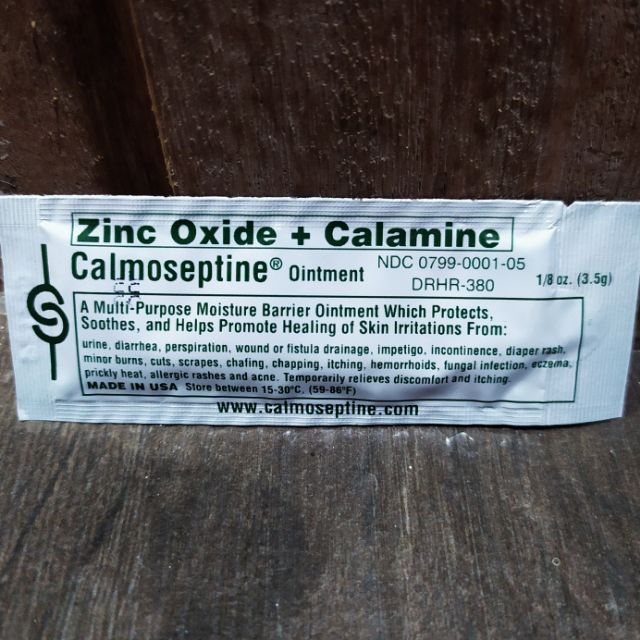 Calmoseptine (zinc oxide + calamine) 3.5g Shopee Philippines