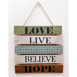 [VS] Wooden Inspirational Quotes Hanging Decor FAMILY/ HOME QUOTE HANG Wall  Decor H-6