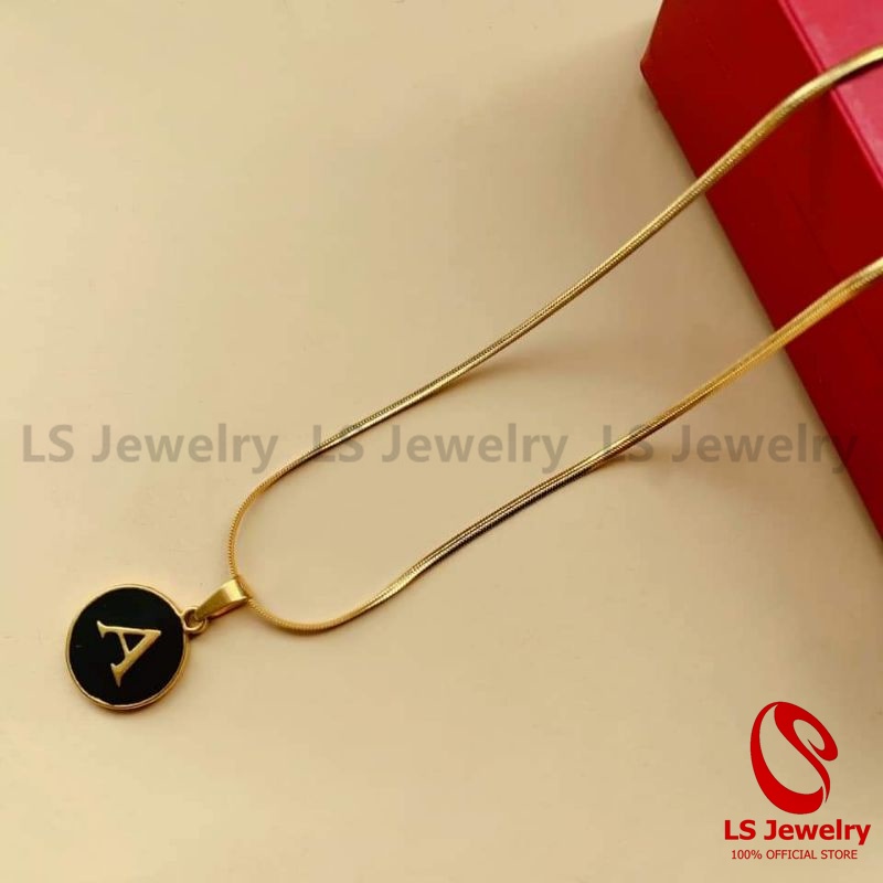 LS jewelry 18k Gold Plated Pendant Necklace For Women High Quality