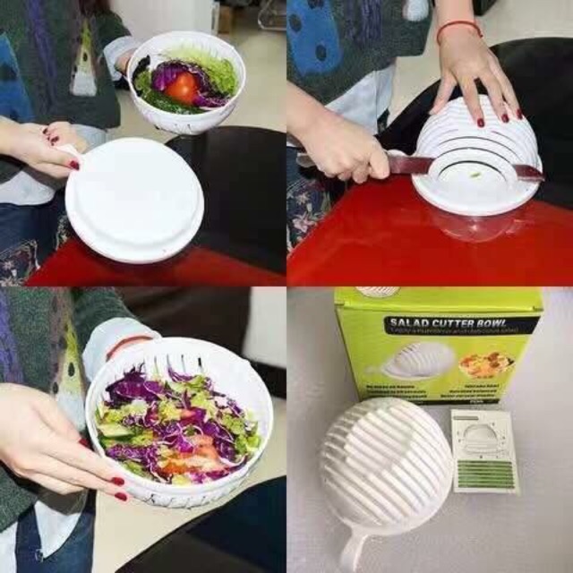 The Salad Cutter Bowl: Make Your Salad In 60 Seconds