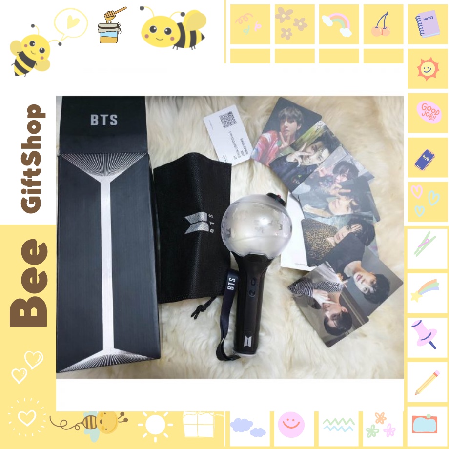 (Unoff) Lightstick BTS ver 3 Glowing Lights, Korean Group Cheering