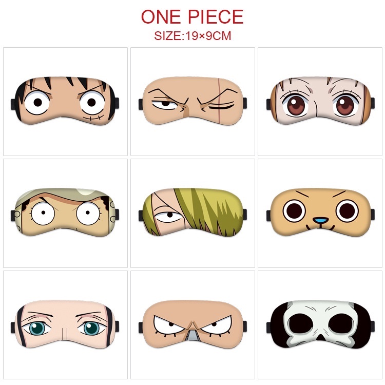 Anime One Piece Eye Mask Luffy Zoro Sleep Mask Eye Cover Eyeshade Cover ...