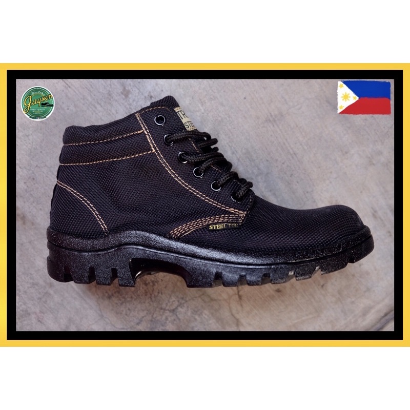 Canvas safety boots hotsell