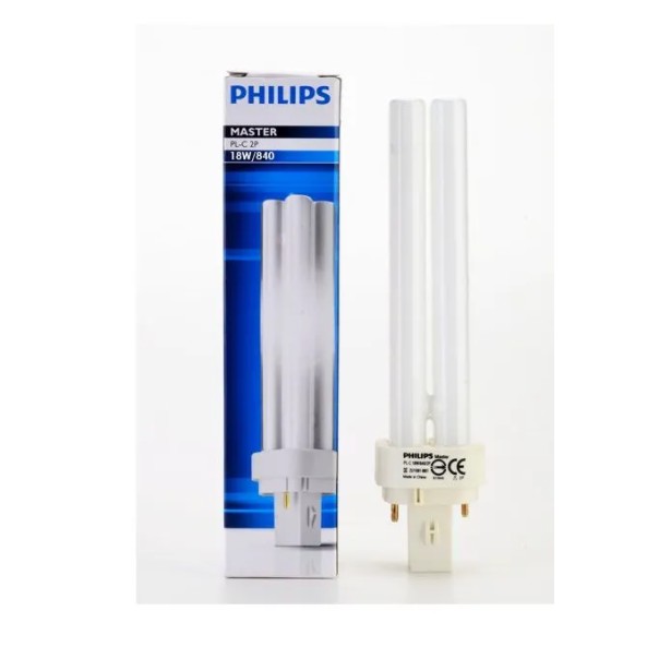 Philips PL-C 18W 840 2P (MASTER) | Cool White - 2-Pin with FREE Philips ...