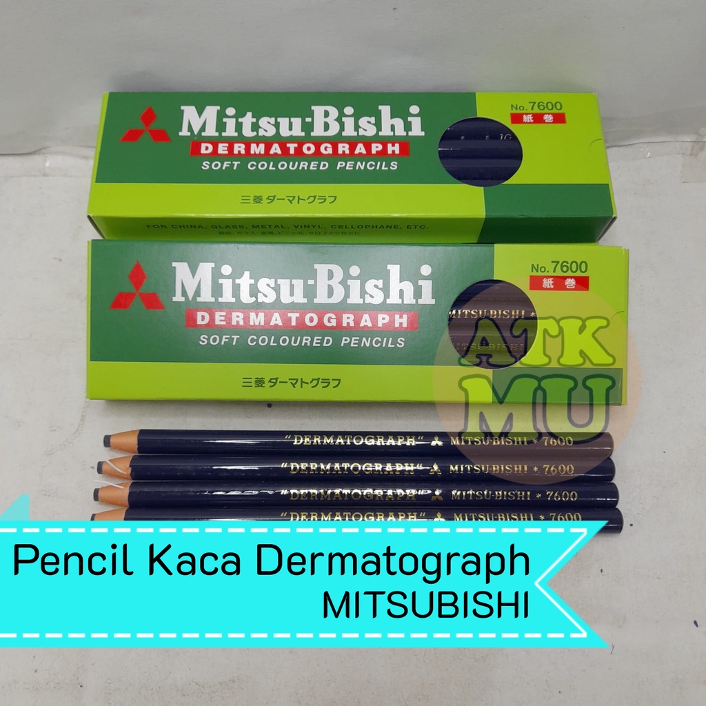 Mitsubishi Dermatograph Dermatograph Glass Pencil 7600 | Shopee Philippines