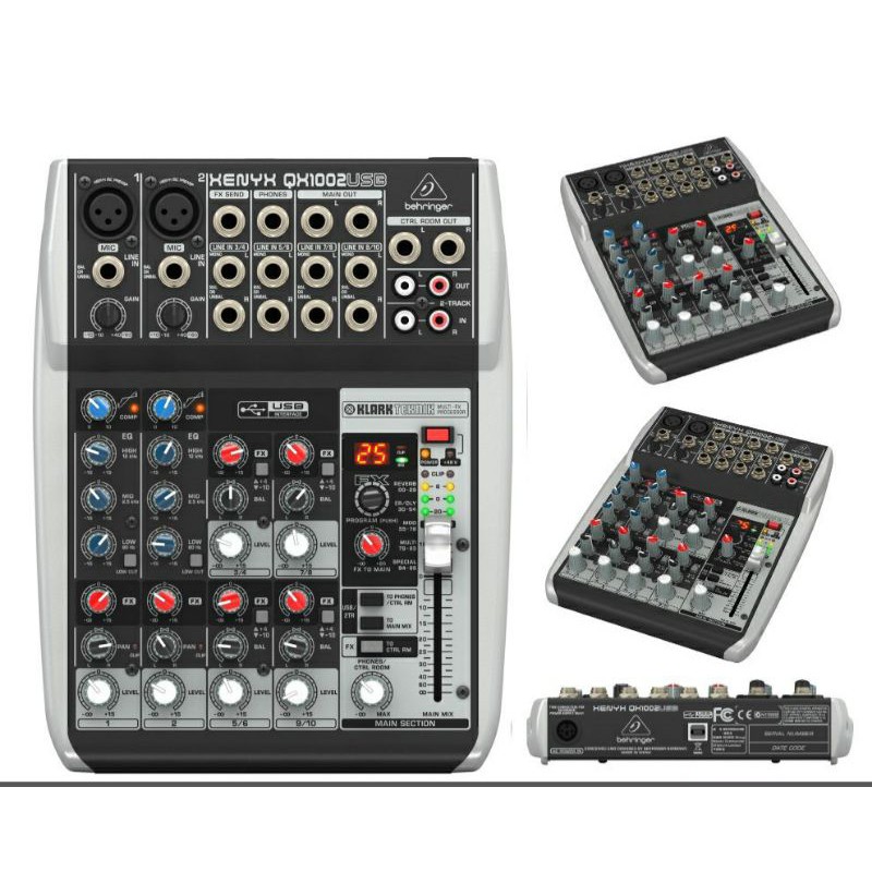 BEHRINGER XENYX QX1002 USB MIXER WITH USB AND EFFECTS Shopee Philippines