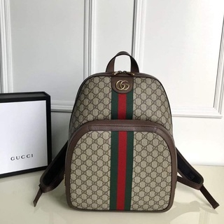 Gucci GG Embossed Backpack, Black, 625770 -USED- ST168