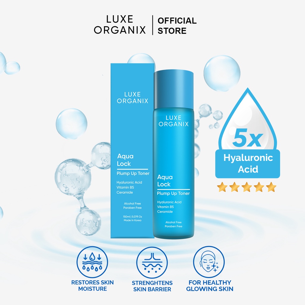 Luxe Organix Aqua Lock Essence Toner 100ml | Shopee Philippines