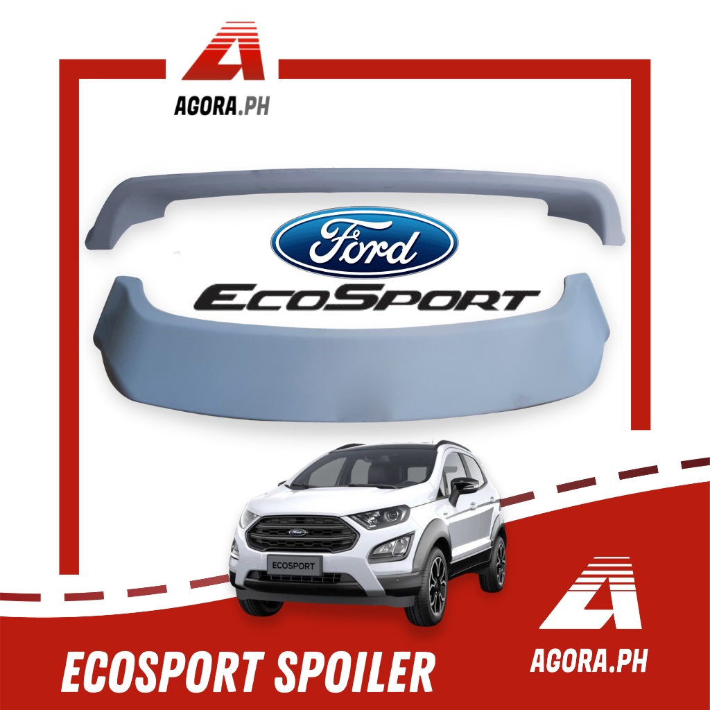 Ecosport Spoiler ABS Material Car Rear Wing Primer Color Rear Spoiler