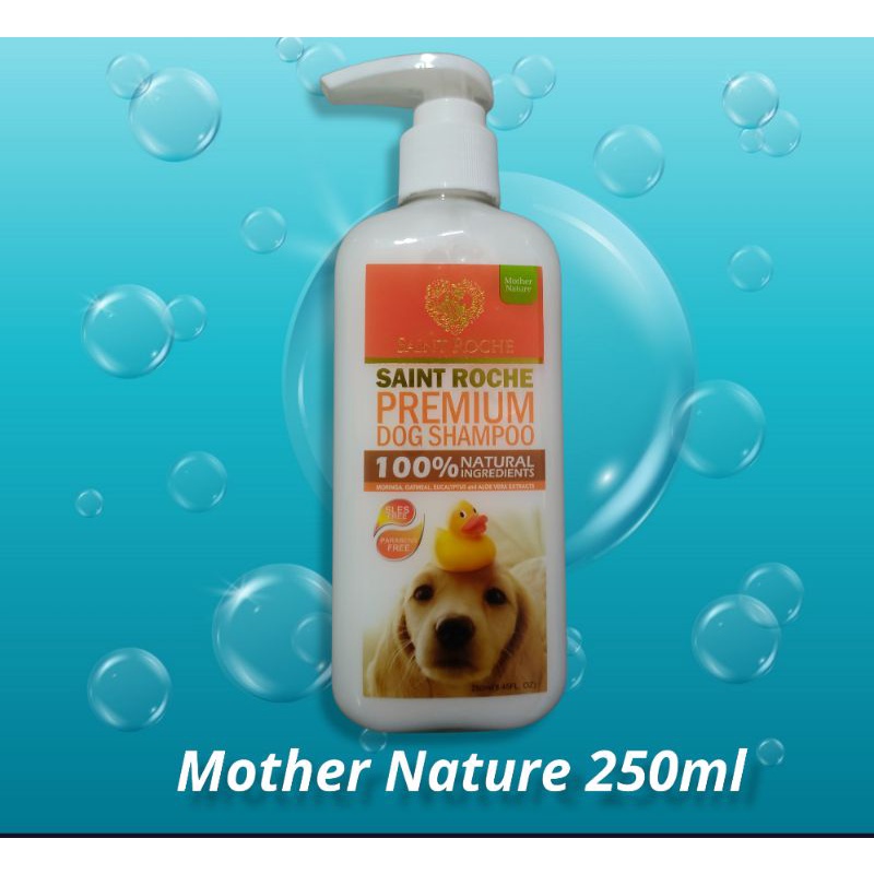Saint Roche Dog Shampoo 250ml ( 100 Natural Ingredients ) Shopee