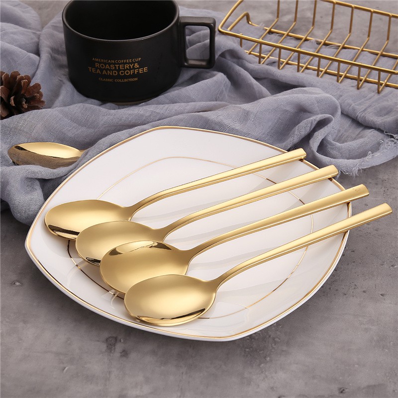 spoon gold stainless steel korean kutsara tablespoon Shopee Philippines