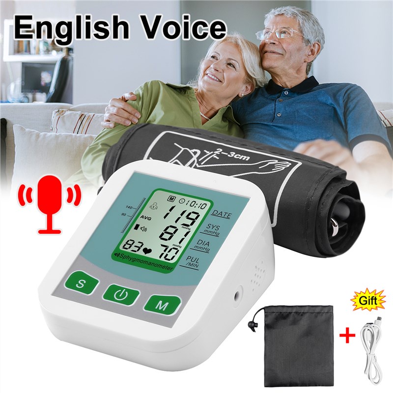 Blood Pressure Monitor Automatic Tonometer Digital BP Machine Heart ...