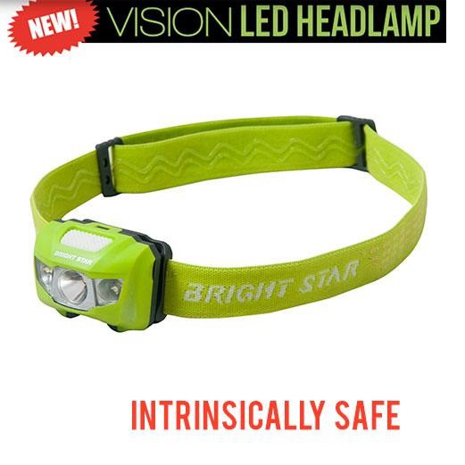 Hi Viz Green Bright Star Vision Intrinsically Safe Vision Led Explosion Proof Headlamp