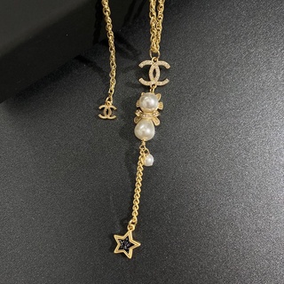 CHANEL Double C Cat Necklace Choker Cute Fairy Style | Shopee Philippines