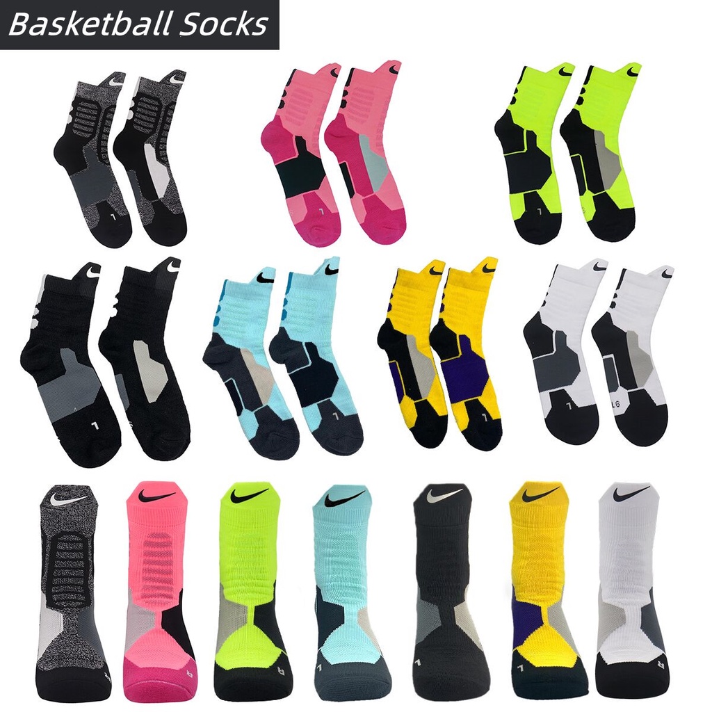Professional Towel Bottom Basketball Socks Mid Cut Elite Socks Sports
