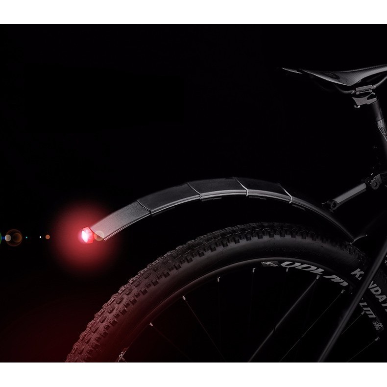 ROCKBROS Rubber Colorful Front and Rear Bicycle Mudguard Foldable Bike