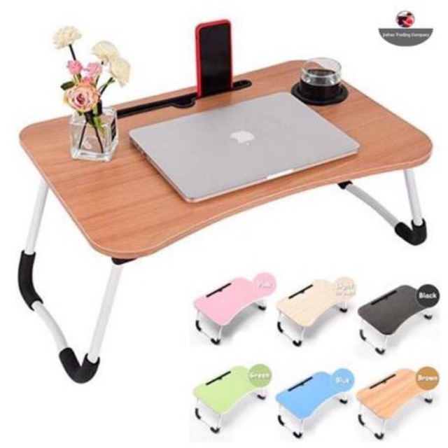 panda fashion Mobile Laptop Computer Desk Cart,Adjustable Small folding ...