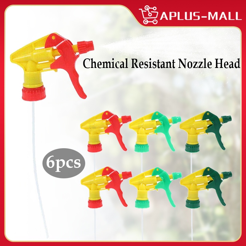 6pcs Trigger Sprayer Head Bottle Nozzle Head Heavy Duty With Straw 28400 Shopee Philippines 1486