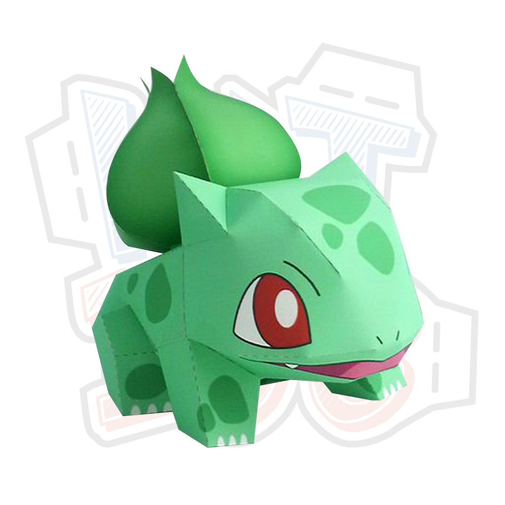 Pokemon Bulbasaur Paper Model | Shopee Philippines