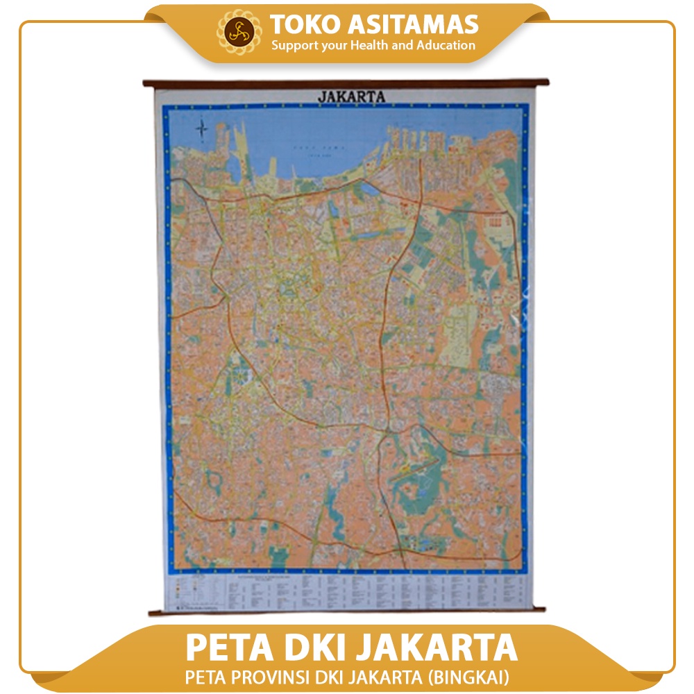 Map Of Dki Province (Frame) | Shopee Philippines