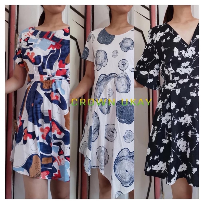 K78 KING BALE 3IN1 MINI MIX MIDI MIX MAXI DRESS 45Kls | Shopee Philippines