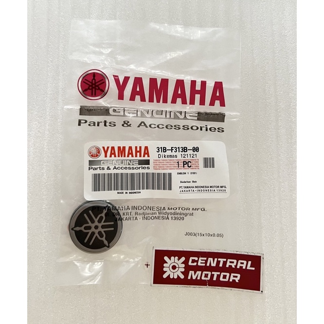 Emblem 3D Small Logo Cover Tie Yamaha Mio GT Soul GT 125 LED 31B-F313B ...