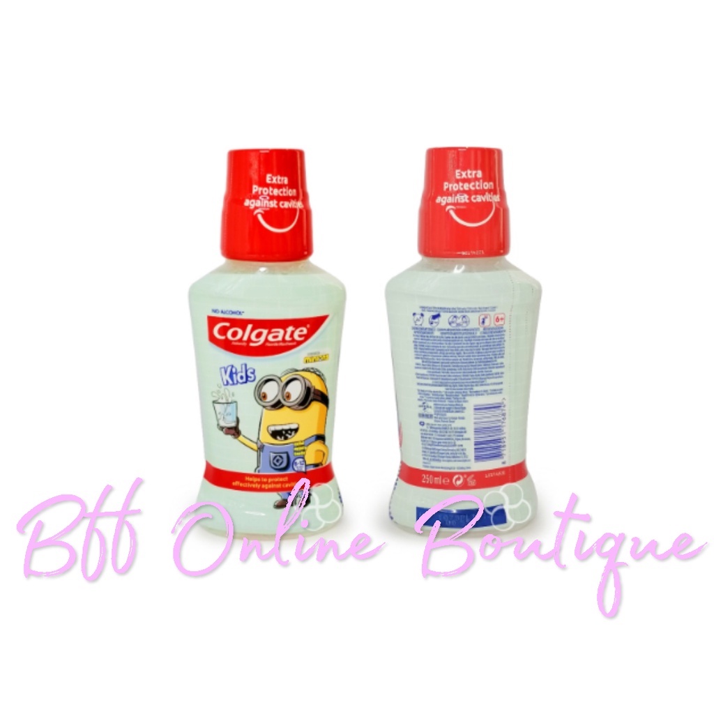 Colgate Minions Kids Mouthwash 250ml (Ages 6-12) | Shopee Philippines