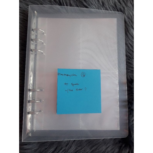 A5 binder sleeve 4 pocket Shopee Philippines