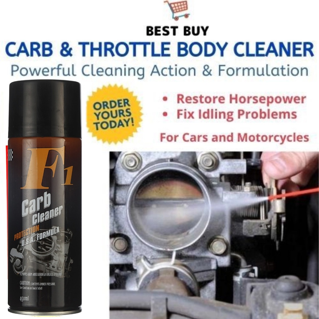 450ML F1 Carburetor Carb Intake Choke Throttle Body Cleaner USA Formula