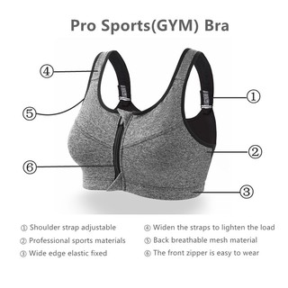 Adjustable Sports Bra Yoga Pro Sports Bra Shockproof Underwere