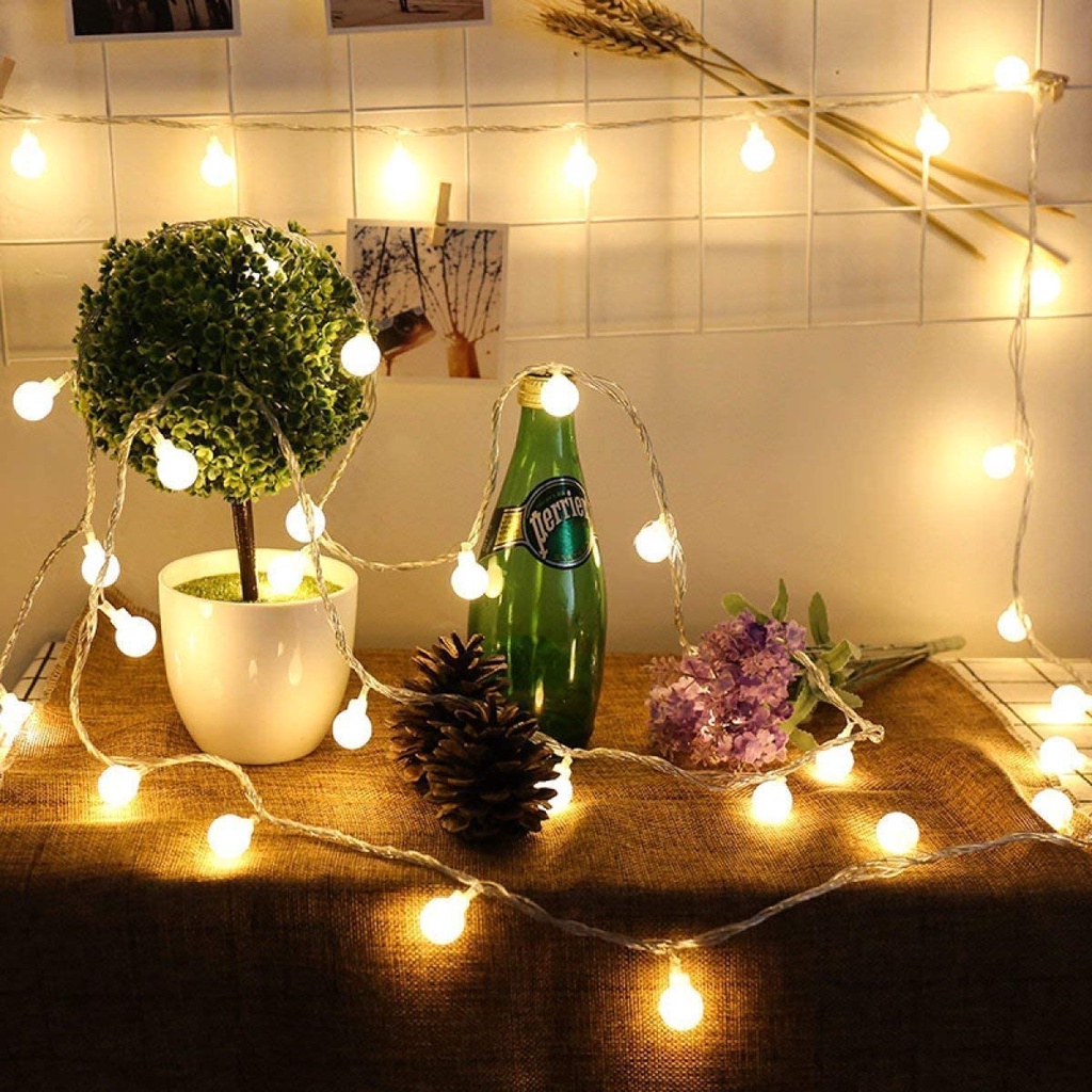10m/20m led fairy light 220v Bubble Waterproof Holiday LED Small Warm ...