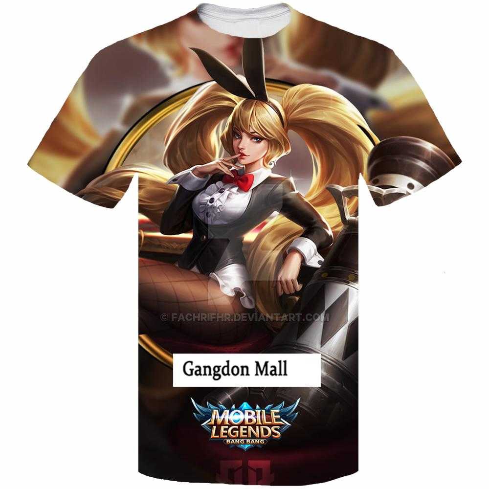 Layla Bunny Babe Game Mobile Legends 3D All Over Printed T Shirt | Shopee  Philippines