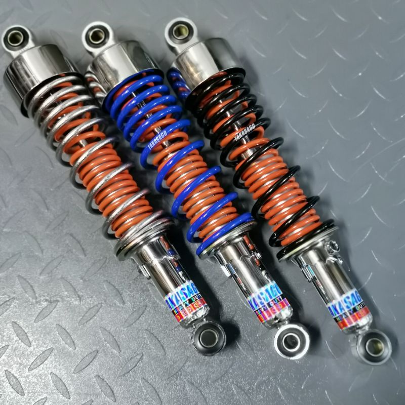 TAKASAGO DOUBLE SPRING REAR SHOCK FOR CT100/BAJAJ - (SET) | Shopee ...