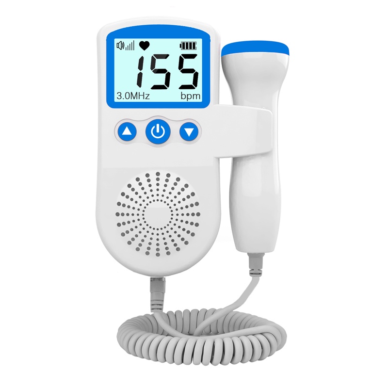 Upgraded 3.0Mhz Doppler fetal heart rate monitor home pregnancy heart ...